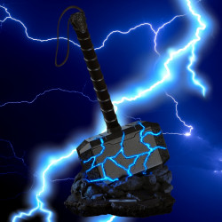 THOR Love and Thunder Statue Master Craft Mjolnir Beast Kingdom