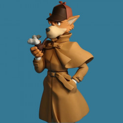 SHERLOCK HOLMES Statue Sherlock Semic Animation Collection