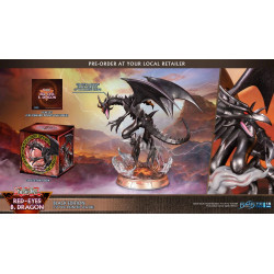 Figurine Dragon Noir aux Yeux Rouges Black Edition F4F Yu-Gi-Oh!