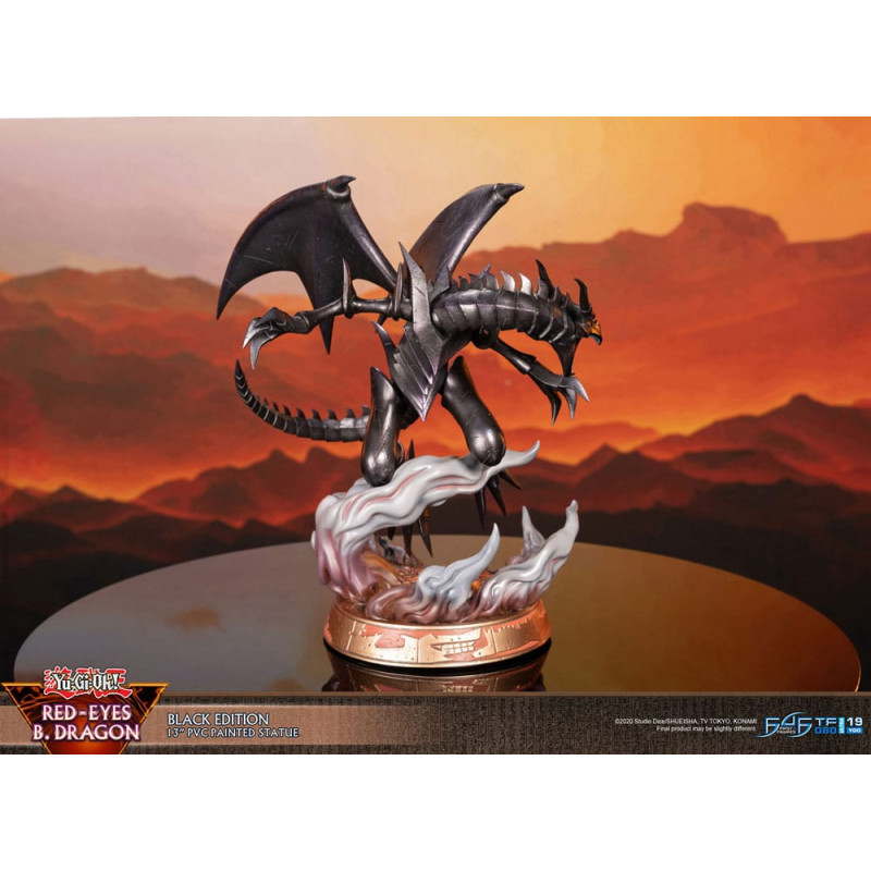 Figurine Dragon Noir aux Yeux Rouges Black Edition F4F YuGiOh!