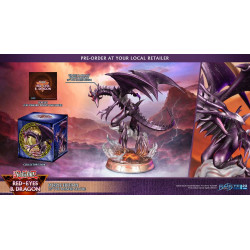 Figurine Dragon Noir aux Yeux Rouges Purple Edition F4F Yu-Gi-Oh!