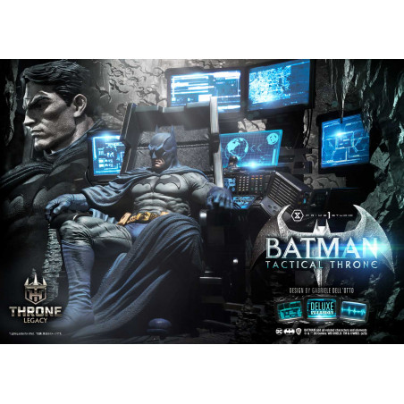 A concrete garden Batman statue, measuring 80cm