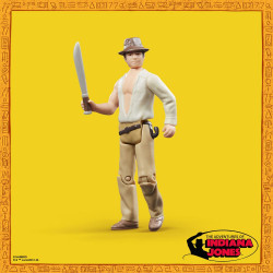 INDIANA JONES Figurine Indiana Jones Temple maudit Retro Collection Hasbro