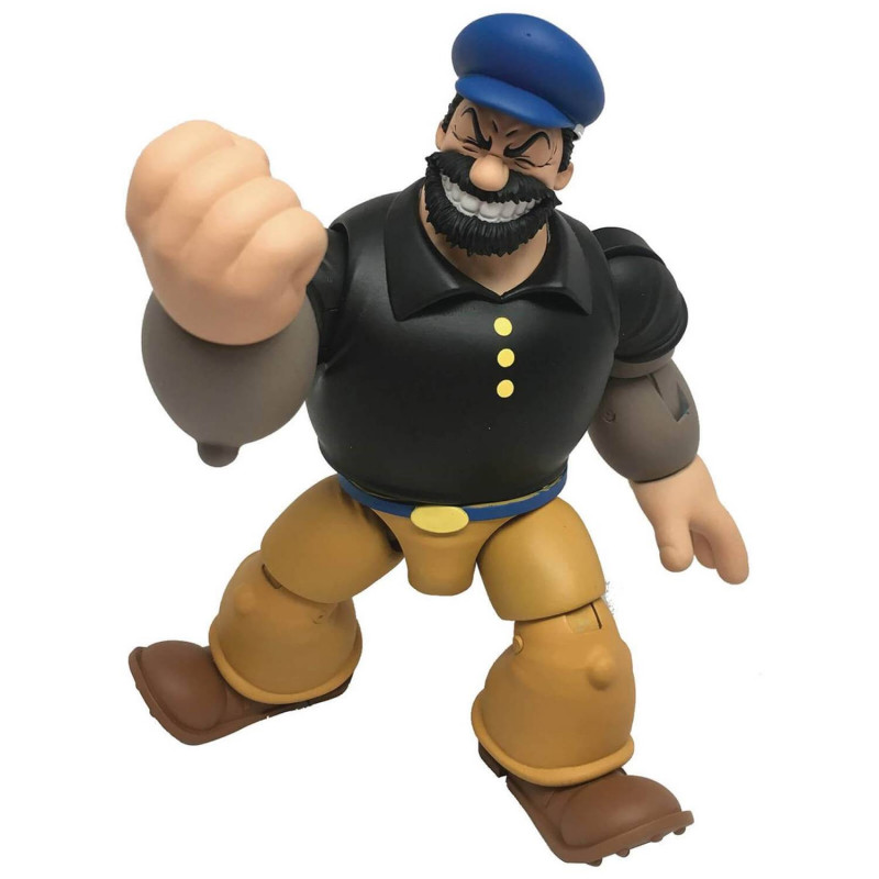 Figurine Vintage Popeye – Plastique Soufflé Rouge, C.KFS 1971