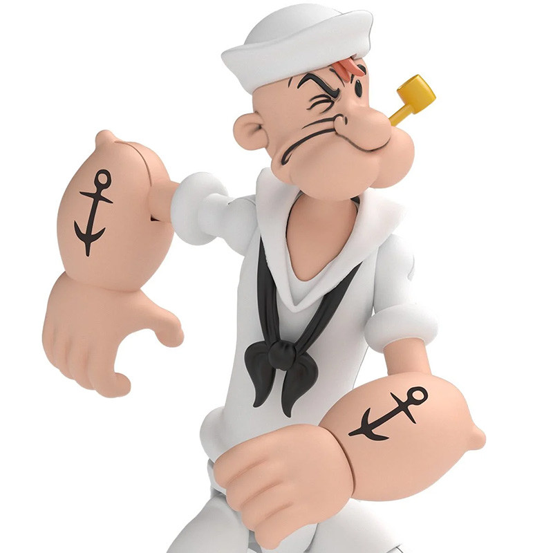 Figurine Popeye White Suit Version Boss Fight Studio Popeye Figurine Popeye White Suit Version Boss Fight Studio Popeye
