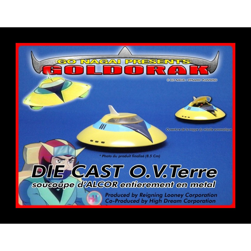 GOLDORAK figurine OV-Terre Alcor Die-Cast GOLDORAK figurine OV-Terre Alcor Die-Cast