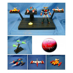 GOLDORAK mini set DX Vaisseaux Patrouille des Aigles + Navettes Véga