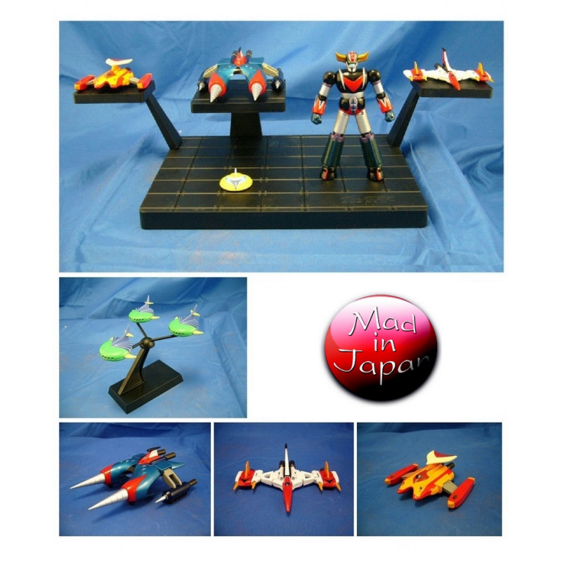 GOLDORAK mini set DX Vaisseaux Patrouille des Aigles + Navettes Véga