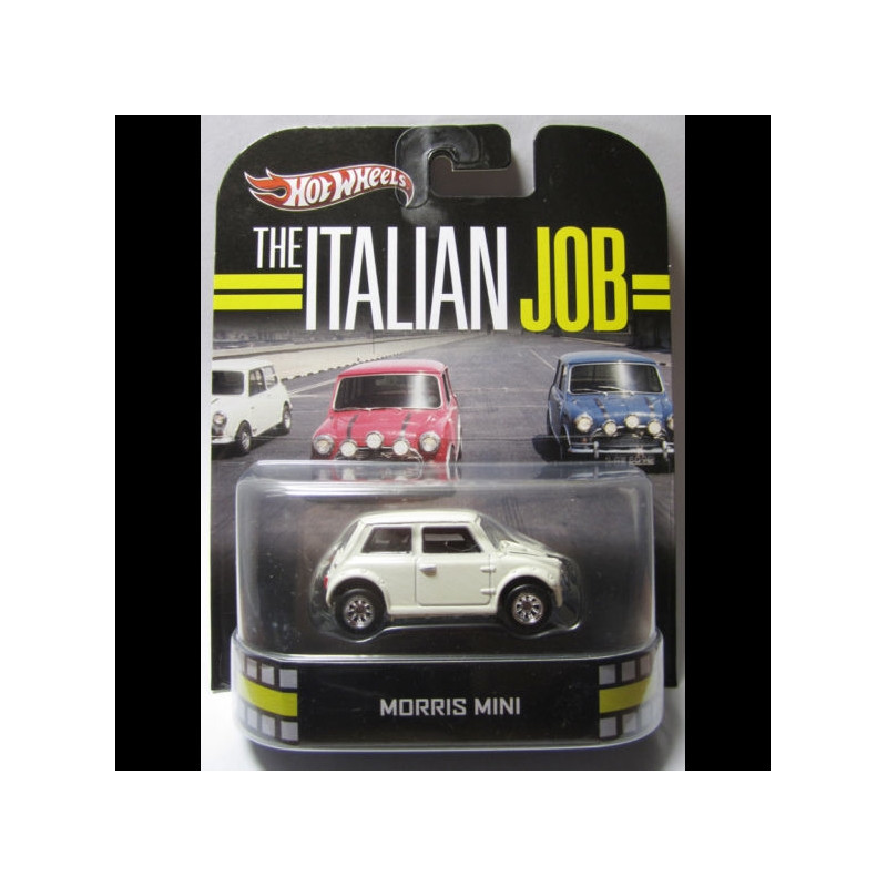 Hot Wheels Collectors The Italian Job Morris Mini Blanche Hot Wheels Collectors The Italian Job Morris Mini Blanche