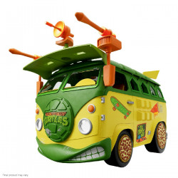 TORTUES NINJA Véhicule Ultimates Party Wagon Super7