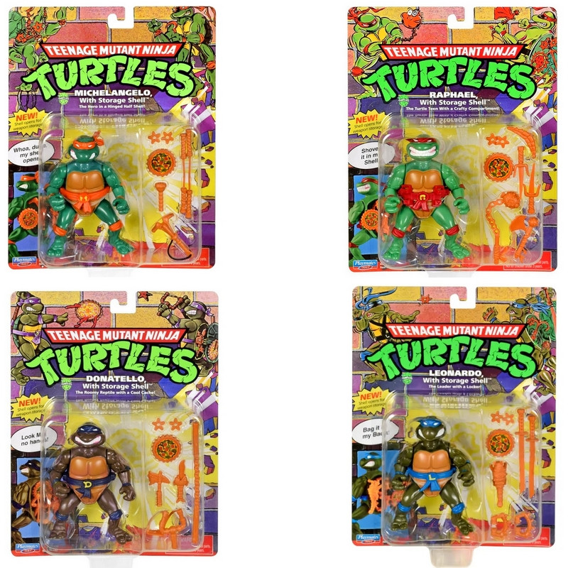 TORTUES NINJA 4 Figurines Classics  Series Playmates