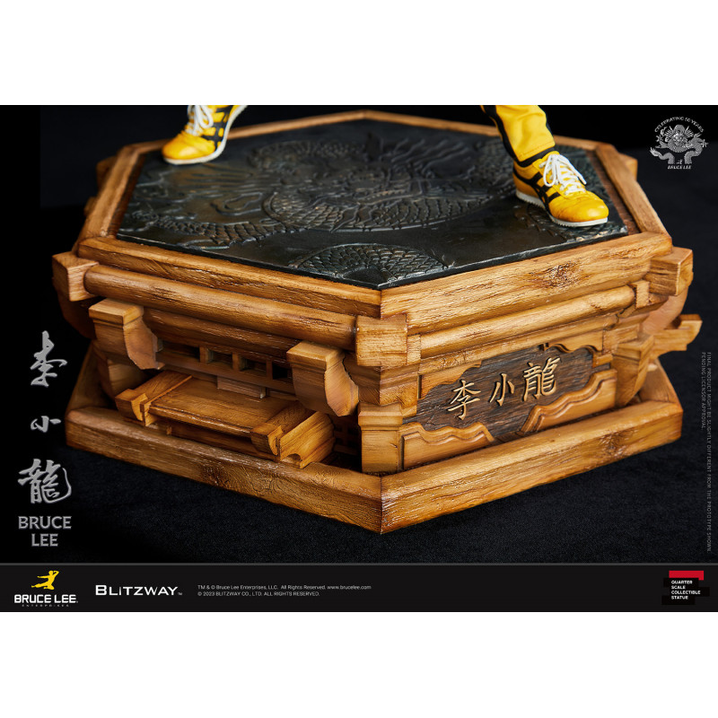 Statue Bruce Lee Tribute 50th Anniversary Superb Scale 1/4 Blitzway Le ...