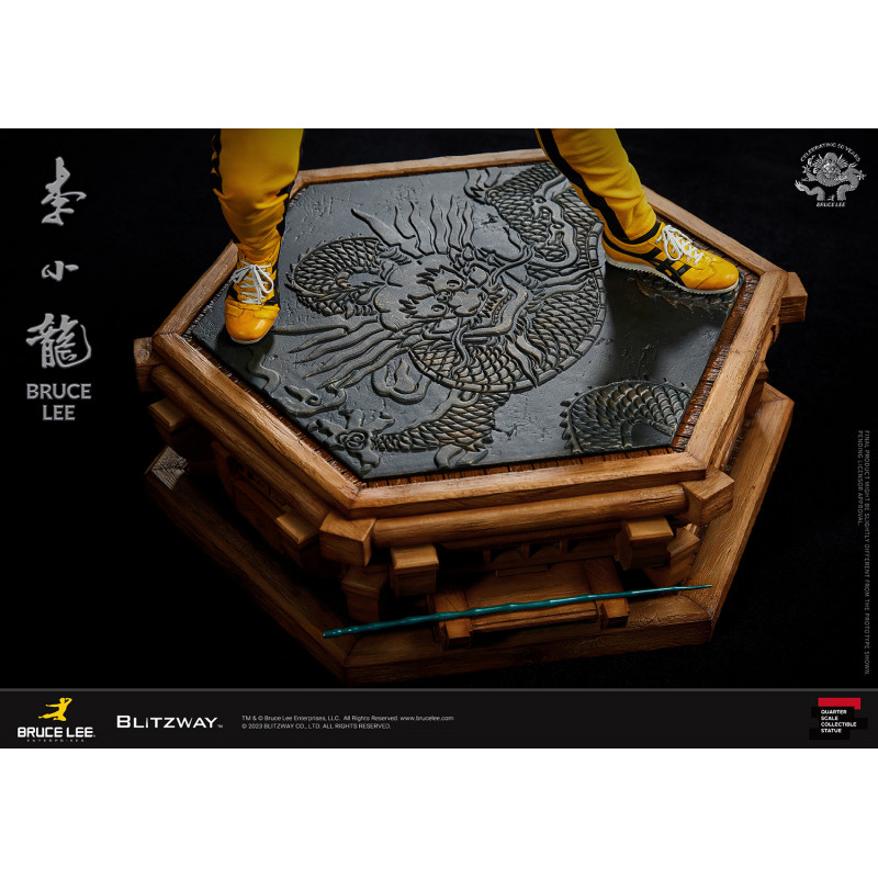 Statue Bruce Lee Tribute 50th Anniversary Superb Scale 1/4 Blitzway Le ...