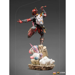 MARVEL Statue Deadpool BDS Deluxe Art Scale Iron Studios