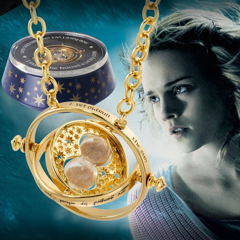 HARRY POTTER Retourneur de Temps plaqué or Noble Collection