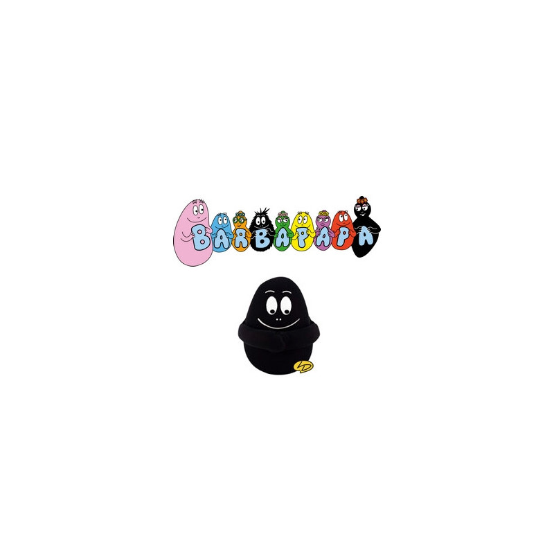 BARBAPAPA Peluche Barbouille Leblon-Delienne 16 cm BARBAPAPA Peluche Barbouille Leblon-Delienne 16 cm