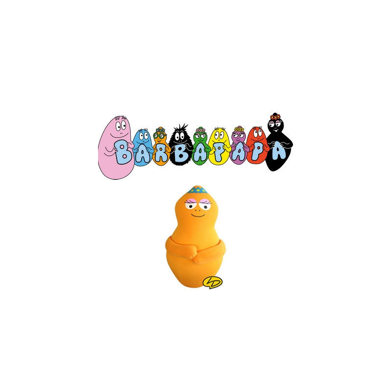 BARBAPAPA Peluche Barbotine Leblon-Delienne 16 cm BARBAPAPA Peluche Barbotine Leblon-Delienne 16 cm