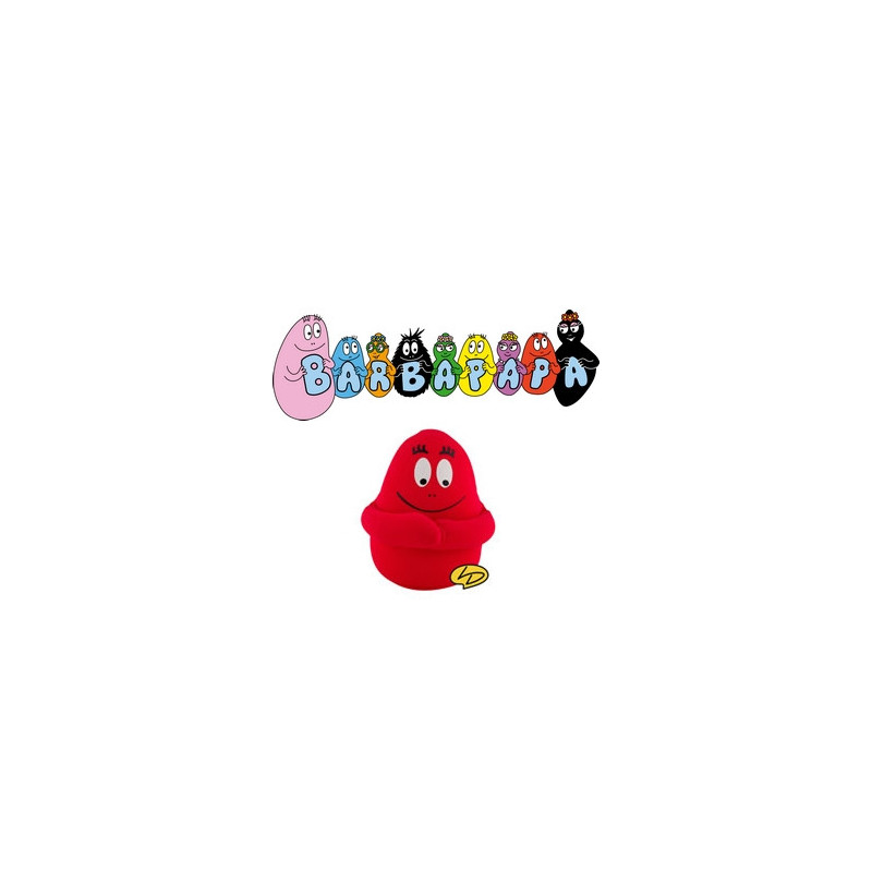 BARBAPAPA Peluche Barbidur Leblon-Delienne 16 cm BARBAPAPA Peluche Barbidur Leblon-Delienne 16 cm
