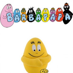 BARBAPAPA Peluche Barbidou Leblon-Delienne 30 cm