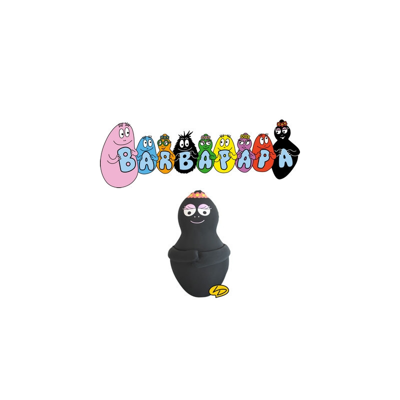 BARBAPAPA Peluche Barbamama Leblon-Delienne 16 cm BARBAPAPA Peluche Barbamama Leblon-Delienne 16 cm