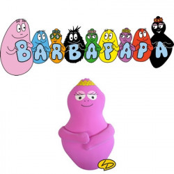 BARBAPAPA Peluche Barbabelle Leblon-Delienne 16 cm