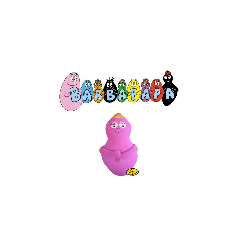 BARBAPAPA Peluche Barbabelle Leblon-Delienne 16 cm BARBAPAPA Peluche Barbabelle Leblon-Delienne 16 cm