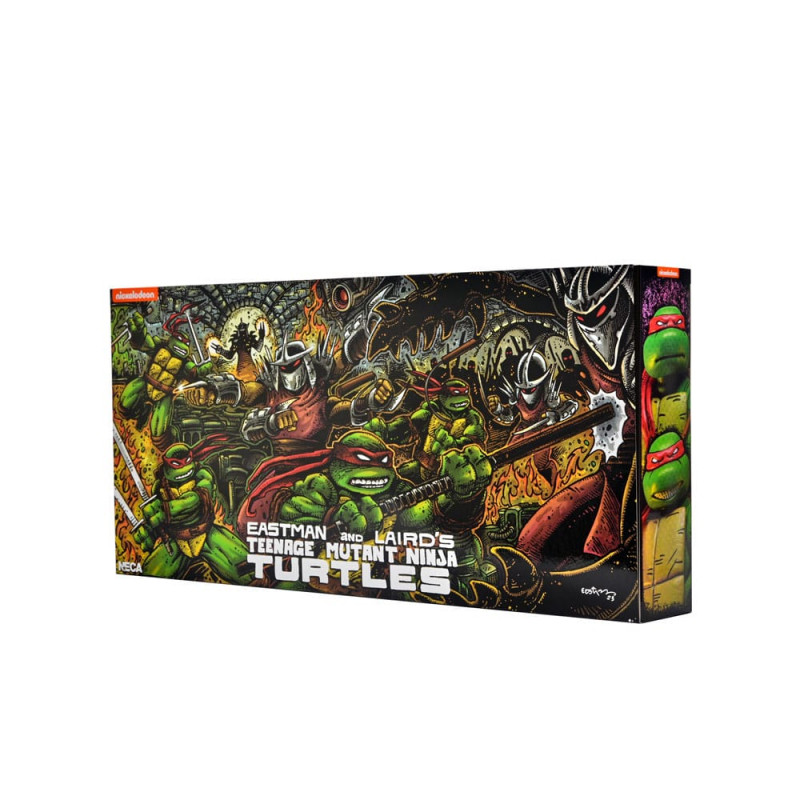 Figurines Tortues Ninja Vintage 1990 - Leonardo, Raphael... Lot 4 - 15cm, Neuf Scellé