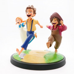 TOM SAWYER Diorama Tom, Becky & Huck LMZ Collectibles