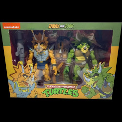 TORTUES NINJA Figurines Captain Zarax & Zork Neca