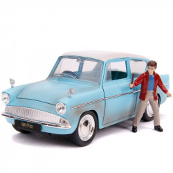 HARRY POTTER 1959 Ford Anglia & Figurine Harry Potter 1/24 Jada Toys