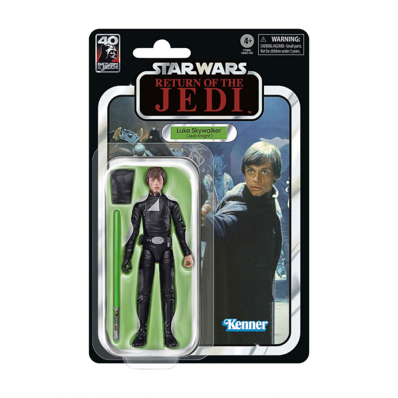 Figurine Luke Skywalker Chevalier Jedi 40th Anniversary Black Series Hasbro Figurine Luke Skywalker Chevalier Jedi 40th Anniversary Black Series Hasbro