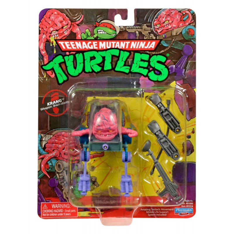 TORTUES NINJA Figurine Krang Classic Mutant W2 Playmates TORTUES NINJA Figurine Krang Classic Mutant W2 Playmates