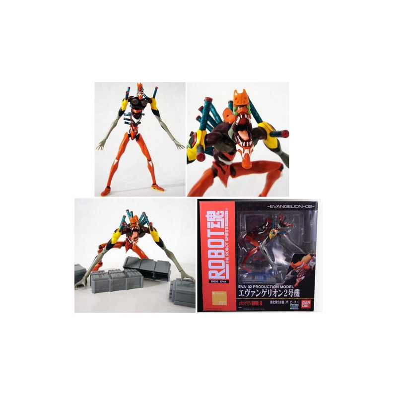 EVANGELION figurine Robot Spirits EVA-02 Production Model EVANGELION figurine Robot Spirits EVA-02 Production Model