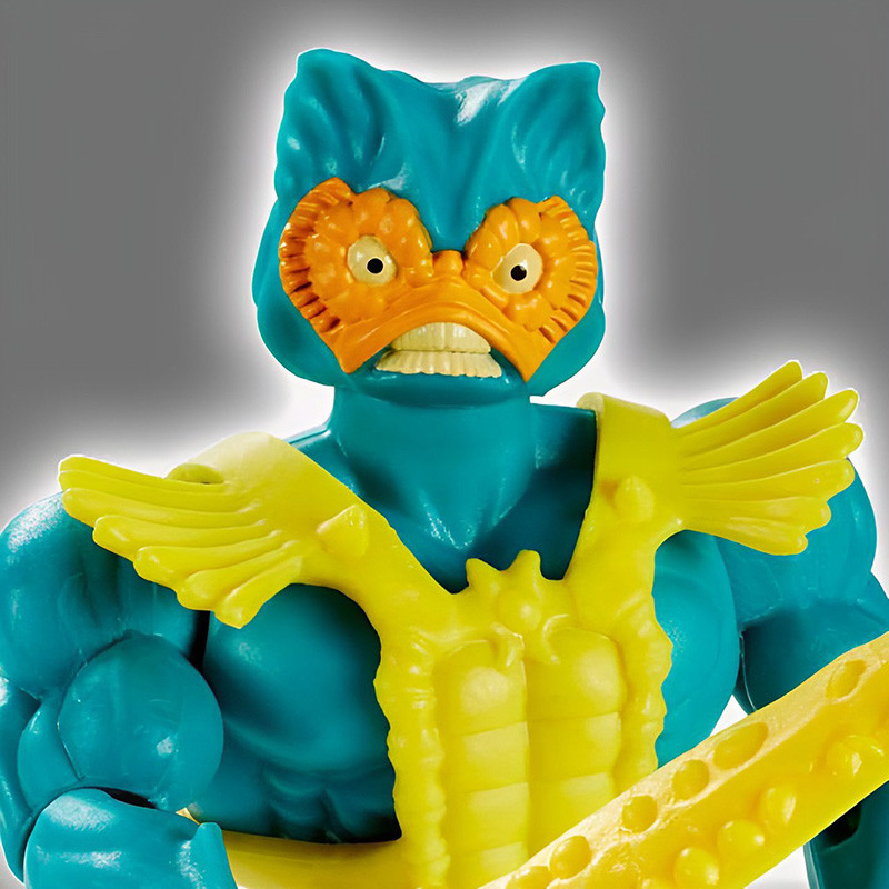 Figurine Custom MOTU Mer-Man 1985 – Mini Comic – Mattel Masters Of The Universe (occasion)