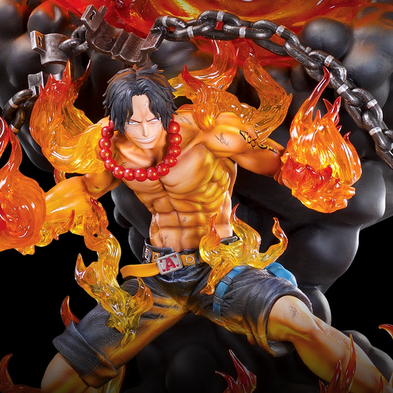 ONE PIECE statue Portgas D. Ace HQS Tsume