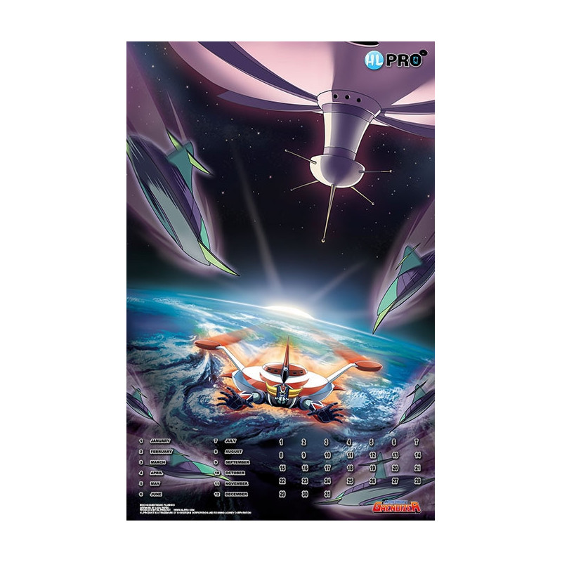 Goldorak calendrier magnétique perpétuel modèle D Goldorak calendrier magnétique perpétuel modèle D