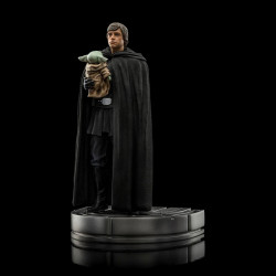 Statue Luke Skywalker et Grogu Art Scale Iron Studios