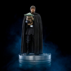 Statue Luke Skywalker et Grogu Art Scale Iron Studios