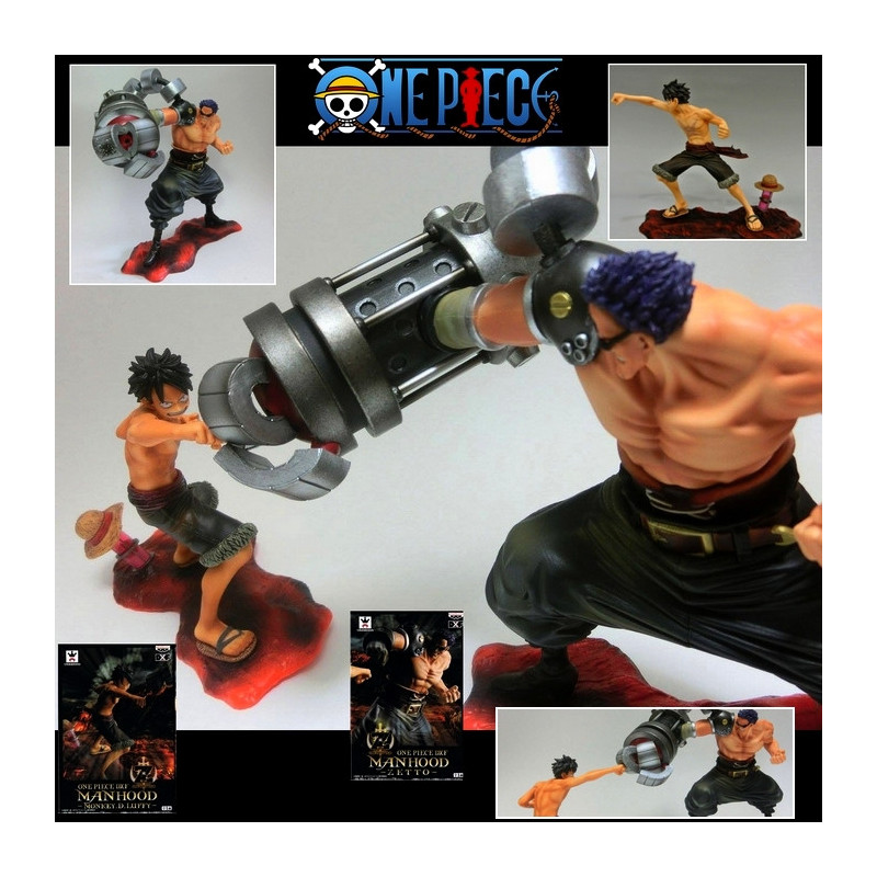 ONE PIECE Figurines DXF Manhood Zetto & Luffy Banpresto ONE PIECE Figurines DXF Manhood Zetto & Luffy Banpresto