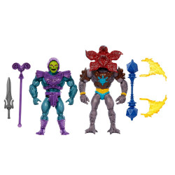 Figurines Skeletor & Demogorgon Mattel Maitres de l'univers X Stranger Things