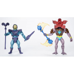 Figurines Skeletor & Demogorgon Mattel Maitres de l'univers X Stranger Things