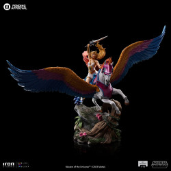 Statue She-Ra & Swiftwind BDS Art Scale Iron Studios Maitres de l'Univers