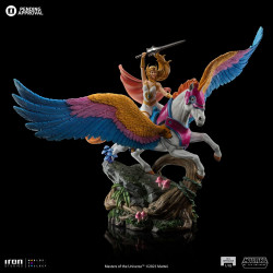 Statue She-Ra & Swiftwind BDS Art Scale Iron Studios Maitres de l'Univers