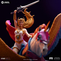 Statue She-Ra & Swiftwind BDS Art Scale Iron Studios Maitres de l'Univers