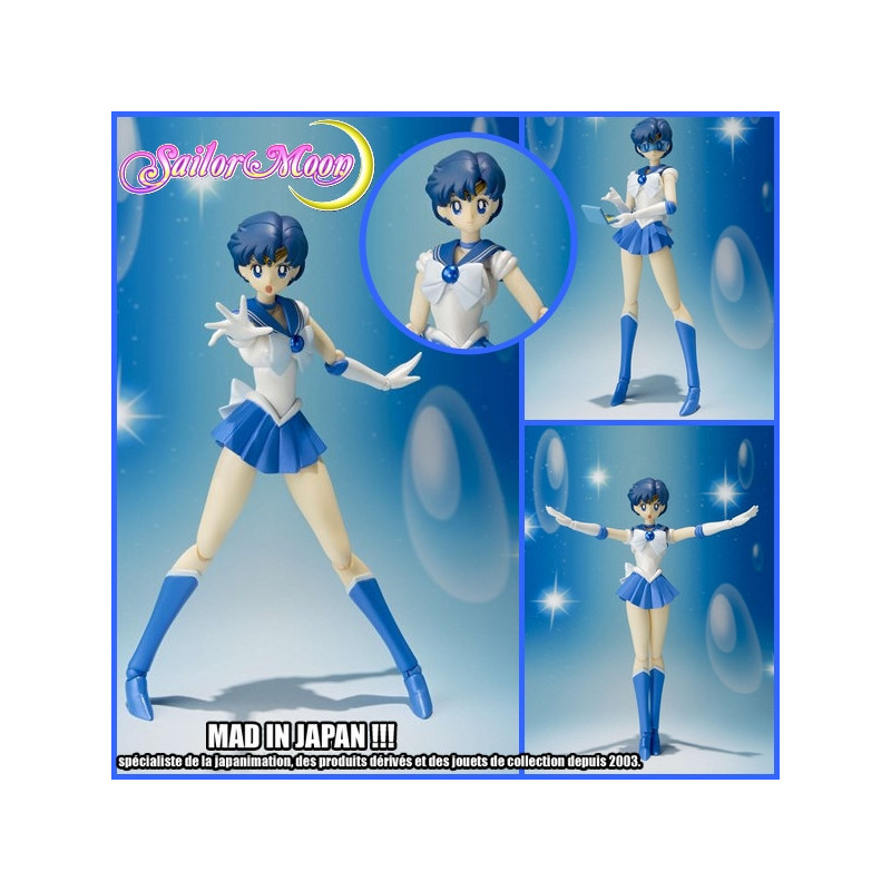 SAILOR MOON figurine Sailor Mercury Bandai S.H. Figuarts SAILOR MOON figurine Sailor Mercury Bandai S.H. Figuarts