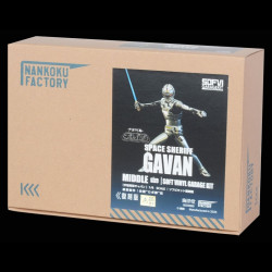 SPACE SHERIFF GAVAN / X-OR Soft Vinyl Kit 1/8ème Kaiyodo