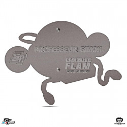 Figurine-Pin's Professeur Simon SP-Collections Capitaine Flam