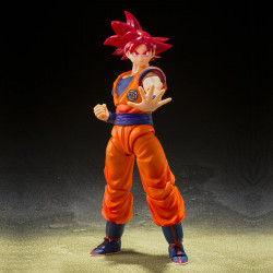 SH Figuarts Super Saiyan Son Goku Saiyan God of Virtue Bandai Dragon Ball Super