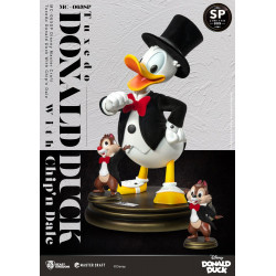 Statue Master Craft Tuxedo Donald Duck & Tic et Tac Beast Kingdom Disney