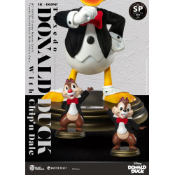 Statue Master Craft Tuxedo Donald Duck & Tic et Tac Beast Kingdom Disney